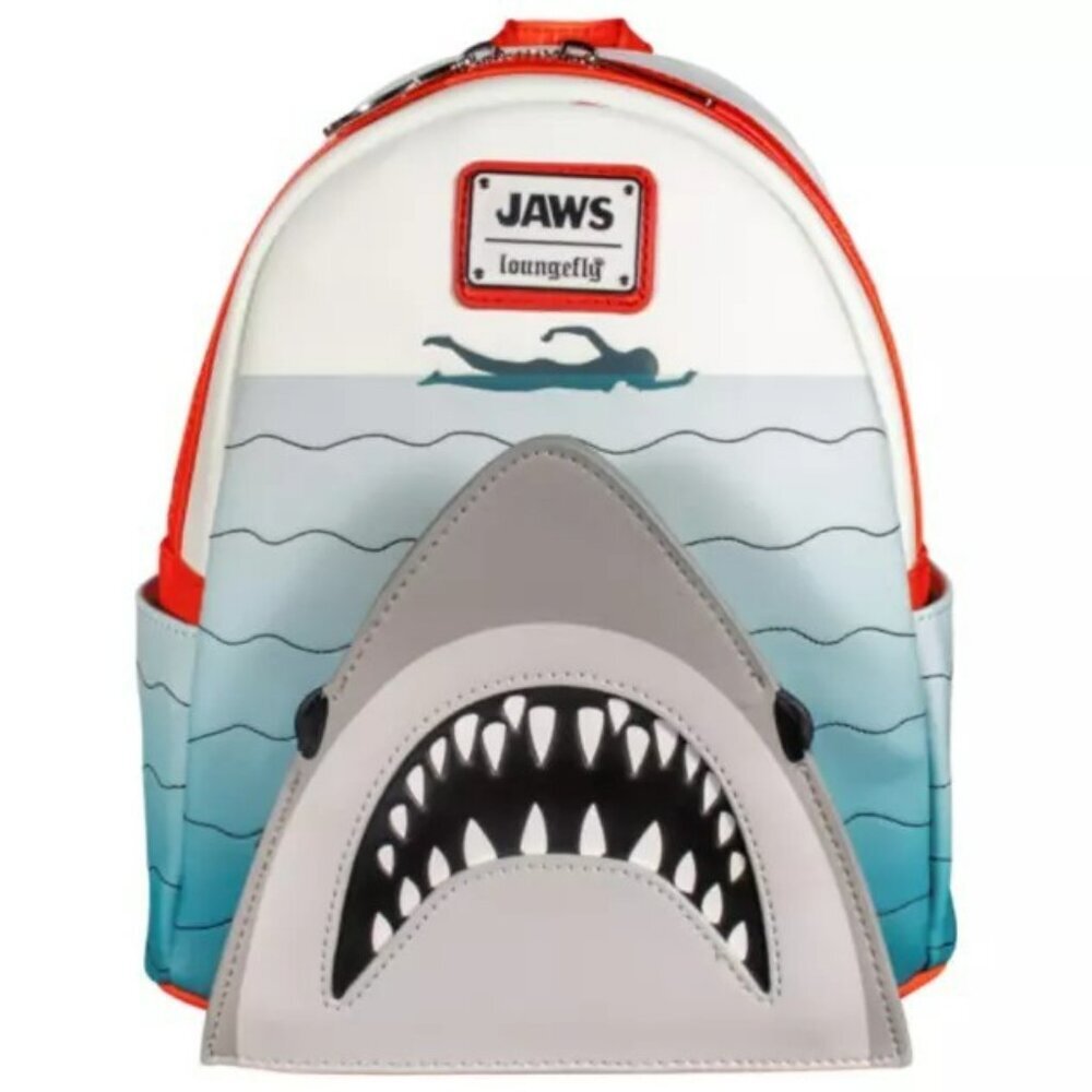 Loungefly 2024 Universal Studios Jaws Shark Mini Backpack NWT​